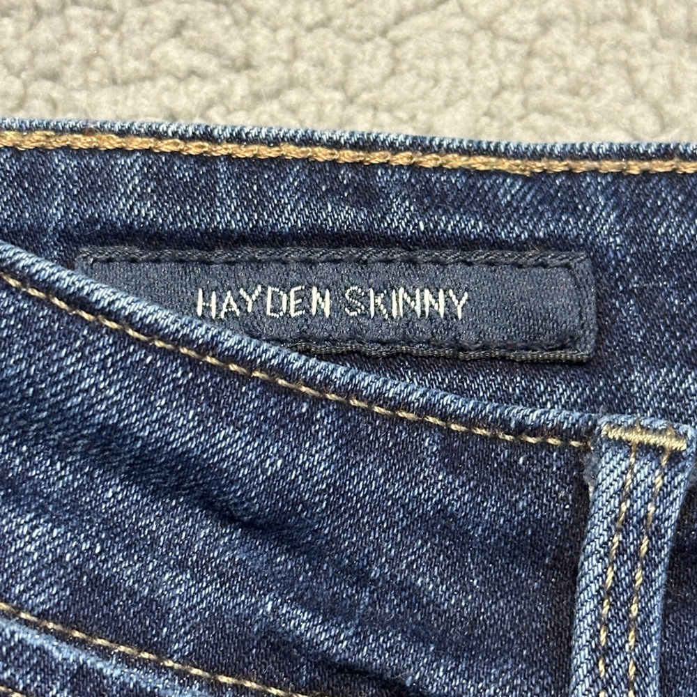 Lucky Brand Hayden Skinny Jeans Dark Wash Denim Size 6/28 Mid Rise Pants - Picture 5 of 9